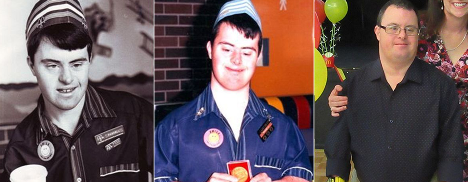 Read more about the article First McDonalds Employee with Down Syndrome Celebrates 30 Year Milestone